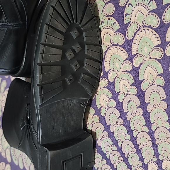 Bos. & Co. Tilton Moto Boots Leather Zip Up - Picture 5 of 7